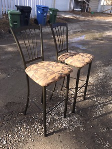 two bar chairs for sale