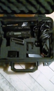 24x zoom Sony steady shot camcorder with case