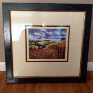 2'x2' professionally framed Provance Print