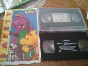 3 FREE Barney VHS Movies