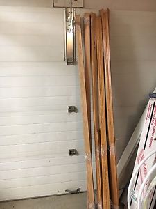 356 light oak baseboard / window trim