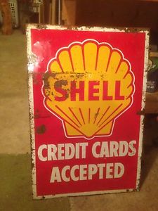 Antique Shell sign
