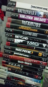 Asorted PS3 games mint condition