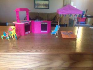 Barbie camping set