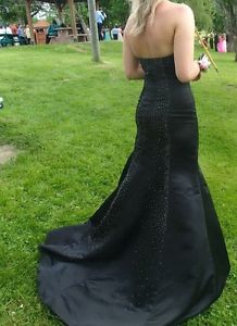 Beautiful black prom dress