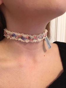 Beautiful flower choker