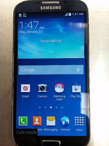 Bell / Virgin Samsung Galaxy S4 black Good Condition