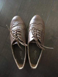 Brown ALDO loafers