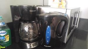 Coffee maker and water boiler