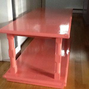 Coral coffee table
