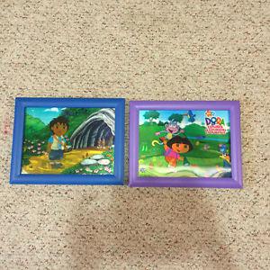 Dora and Diago 3D photo frames - $5 each