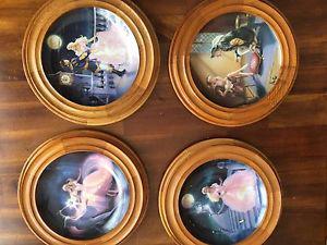 Five Limited edition Cinderella decorative plates by Steve