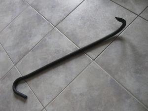HAND-FORGED WROUGHT IRON LONG-SHANKED HANGING HOOK
