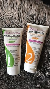 Hair extension shampoo and conditioner