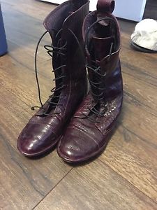 Italian leather boots