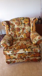 Large Upholstered Rocking Chair