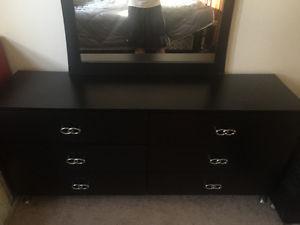 Large black dresser