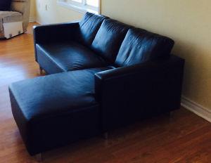 Leather Sectional - good condition $250 delivery available