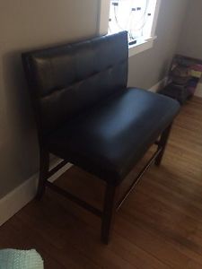 Leather bench seat