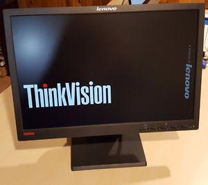 Lenovo ThinkVision L-inch Wide Flat Panel LCD Monitor