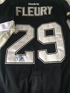 Marc andre fleury signed jersey