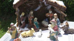 Nativity 12 pc with Creche