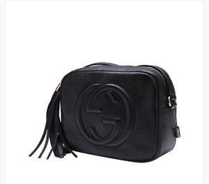 New Gucci Black Crossbody Purse Handbag
