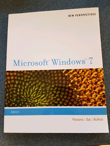 New Perspectives Microsoft Windows 7 25$OBO
