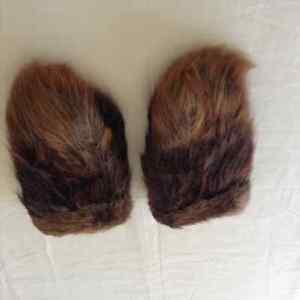 New seal skin mittens from Nunavik