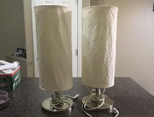 Pair of Ikea table lamps