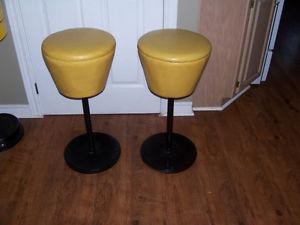 Pair of Vintage Diner Seats 27 Inches Tall