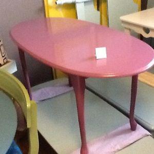 Purple coffee table