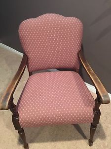 Recovered chair. Antique. Good condition