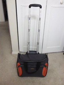 Rolling briefcase/ laptop case/ carryall