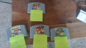 Selling some mario n64 games
