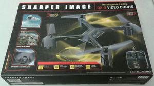 Sharper Image Rechargeable 2.4 GHz DX-3 Video Drone
