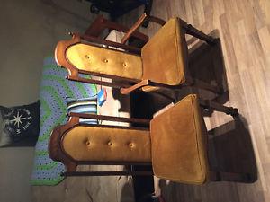 Six dining room chairs