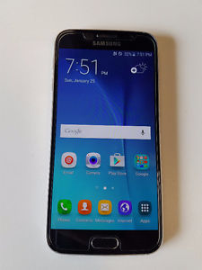Telus Samsung Galaxy S6 32gb Black Excellent Condition