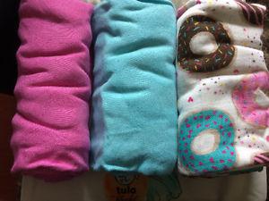 Tula blankets," frosting" donut