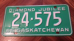 Vintage License Plate