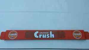 Vintage Orange Crush Door Push