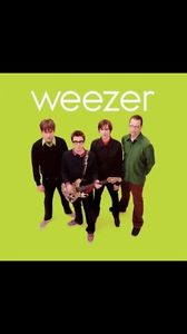 Weezer 2 tickets Floor Row 7