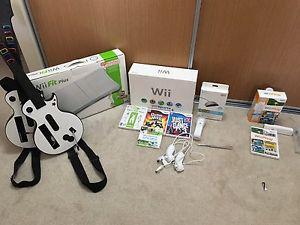 Wii console with fitness plus