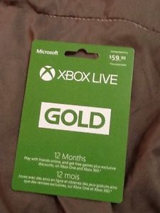 Xbox live 12 months