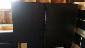 black upper cabinet