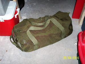 military issue olive green duffle bag