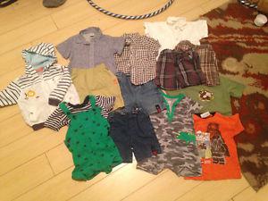  month summer clothes lot (boy)