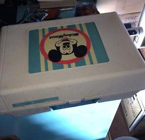 vintage childs mickey mouse record player (needs needle)