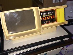 vintage fisher price movie theater viewer and movies