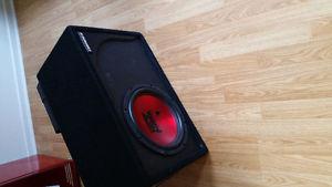 12" subwoofer and amp